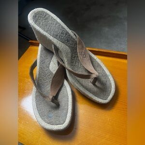 Timber Tan Toe Wedge Heels